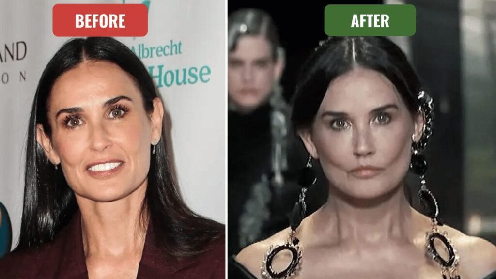 demi moore plastic surgery